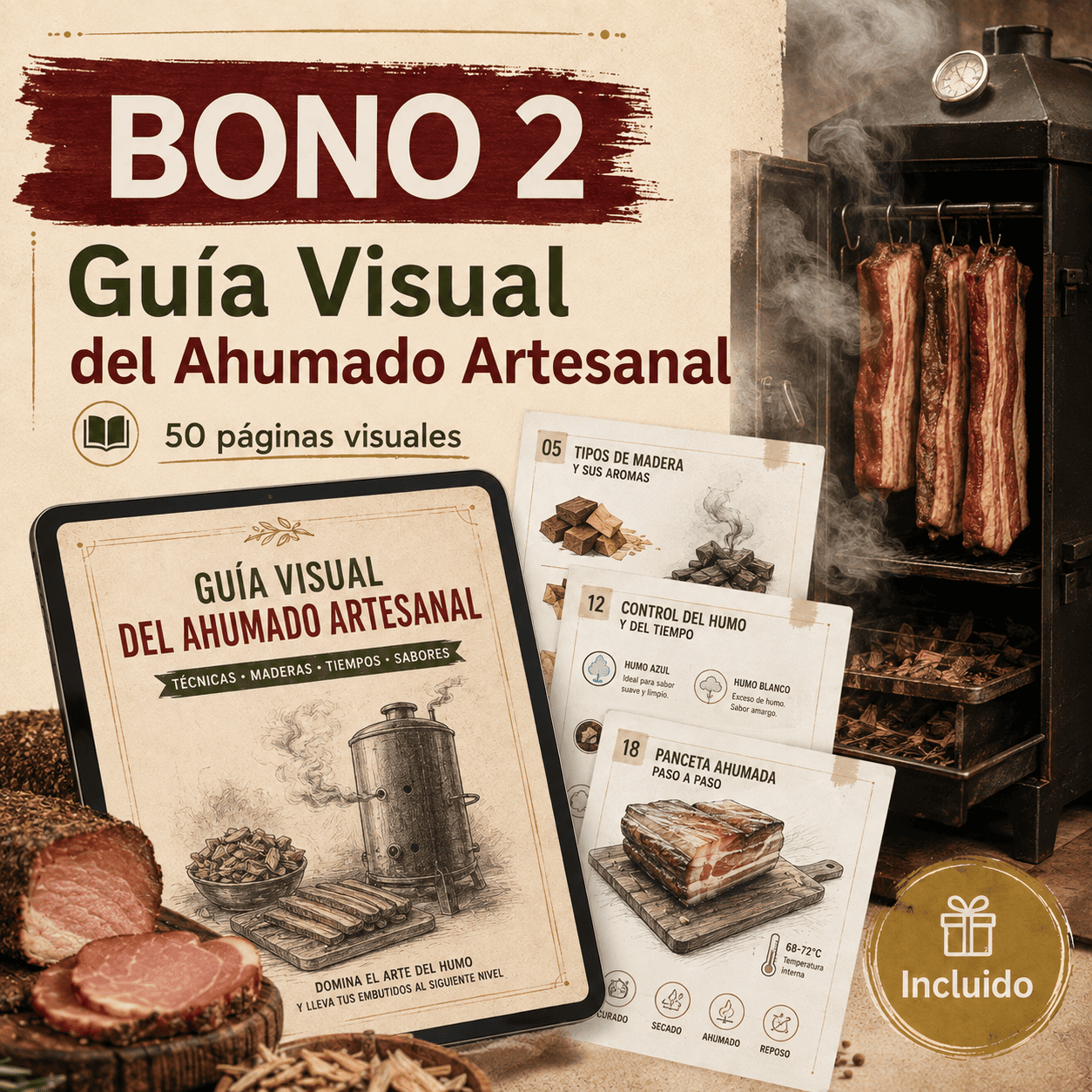 Bono 2: Guía Visual de Ahumado Artesanal