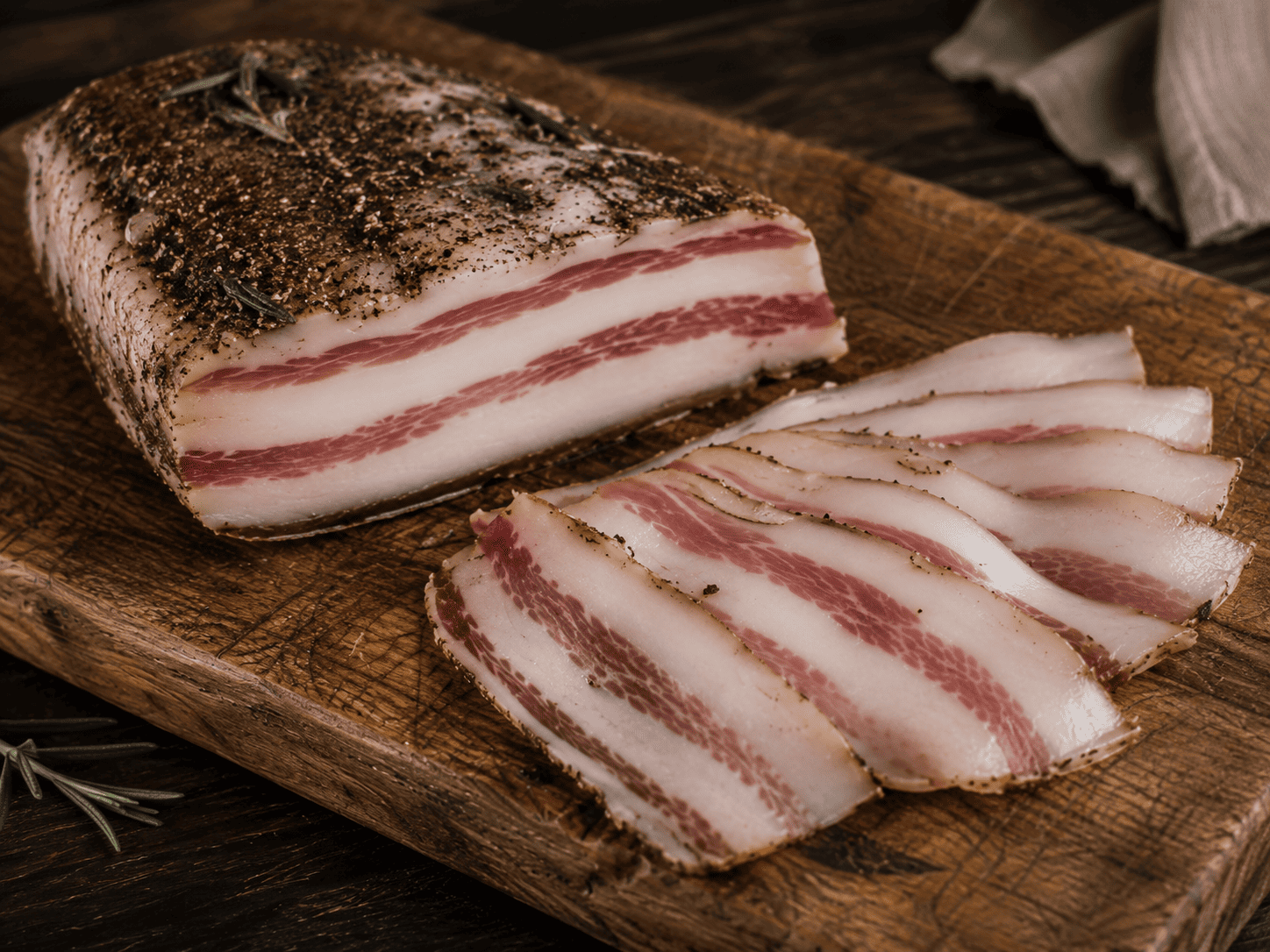 Pancetta curada artesanal