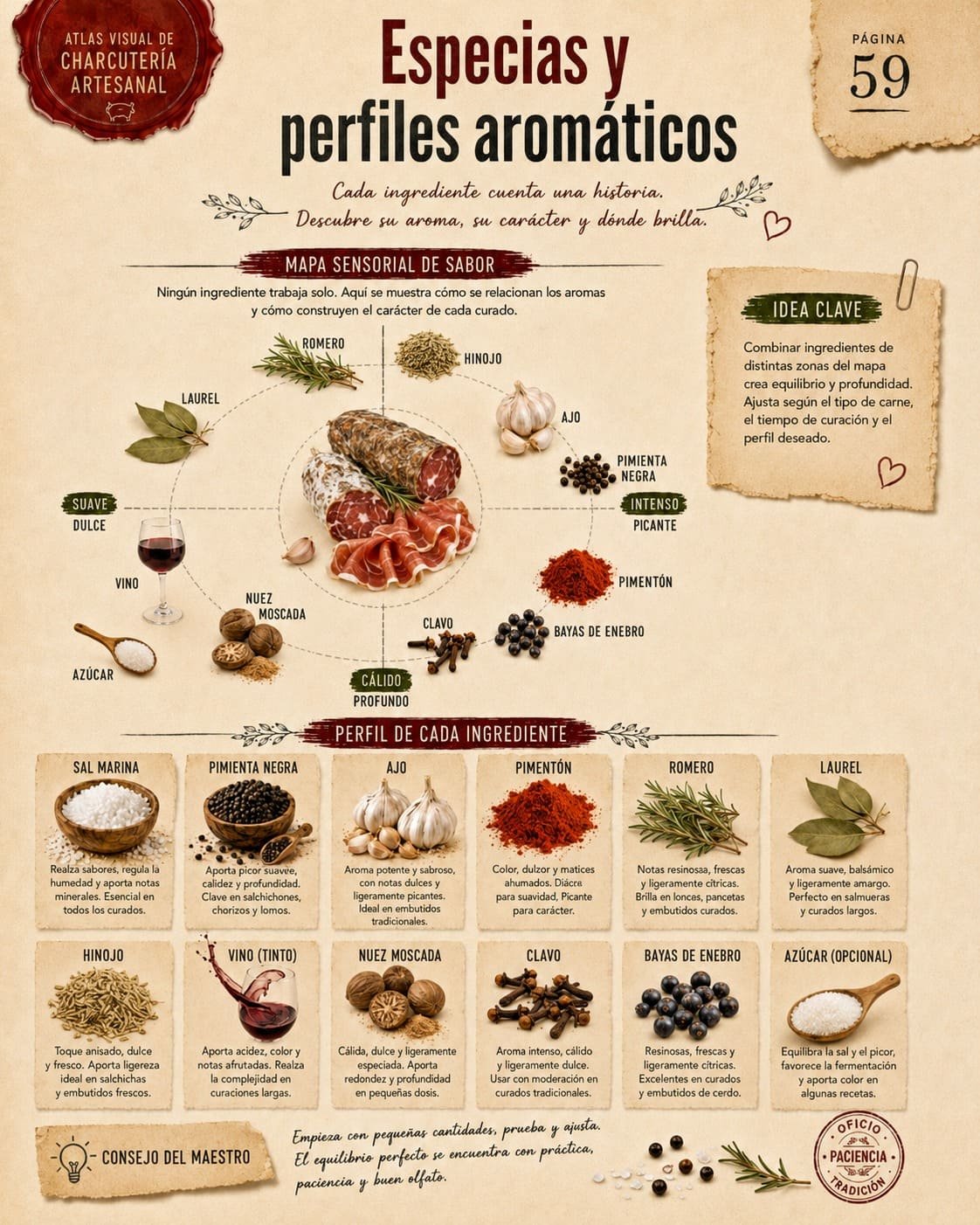 Muestra visual del Atlas de Charcutería Artesanal
